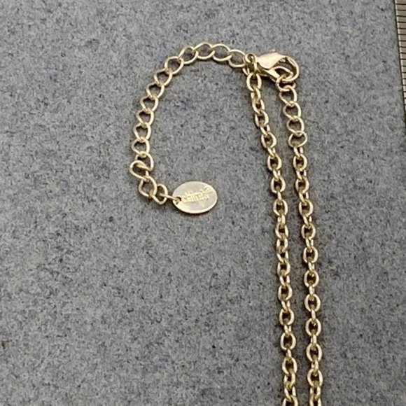 Claires Ying Yang Necklace Pendant Black Cream Enamel Silver Chain Heart - Picture 5 of 5